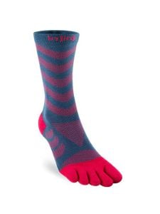 Injinji Womens Ultra Run Crew Berry