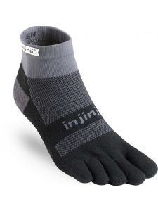 Injinji Run Midweight Mini Crew Grey/Black