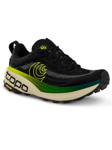 Topo Men's Vista Trail Shoe in Black/Lime