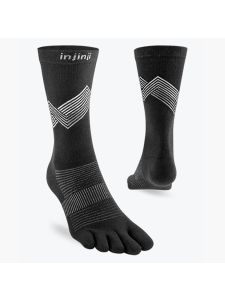 Injinji Run Lightweight Crew Black