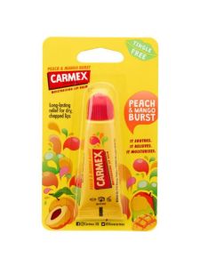 Carmex Peach & Mango Tube Lip Balm Tingle Free