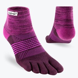 Injinji Women's Trail Midweight Mini-Crew Violet