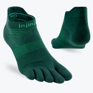 Injinji Run Lightweight No‑Show Jade