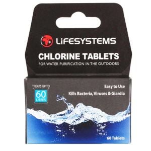 Lifesystems Chlorine Water Purification Tablets