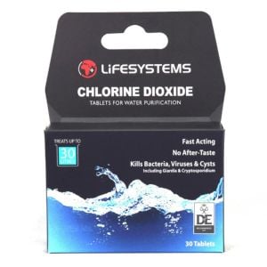 Lifesystems Chlorine Dioxide Water Purification Tablets